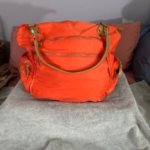 Olivia + Joy Vibrant Orange Tote Bag